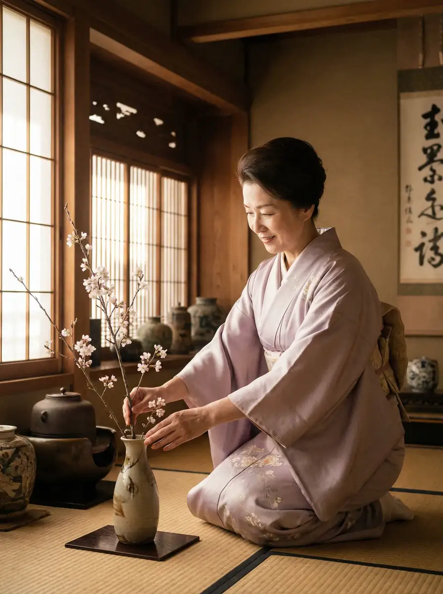 一位优雅的 四虎tv-最新影视剧播放|四虎tv免费视频在线观看 在和室中插花
